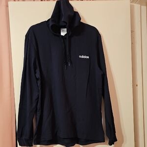 Adidas Navy Blue Pullover Hoodie